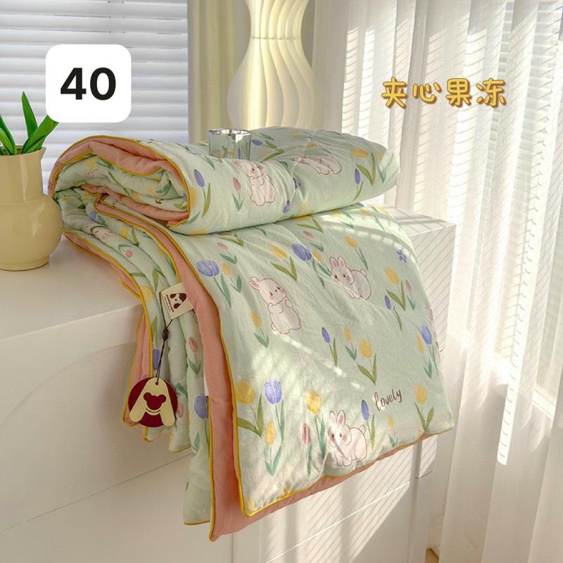 Chăn cotton đũi hàn quốc kích thước 2mx2m3nhập khẩu , Mền hè đũi cotton chất liệu mềm mại thoáng mát mẫu mới 2023 4