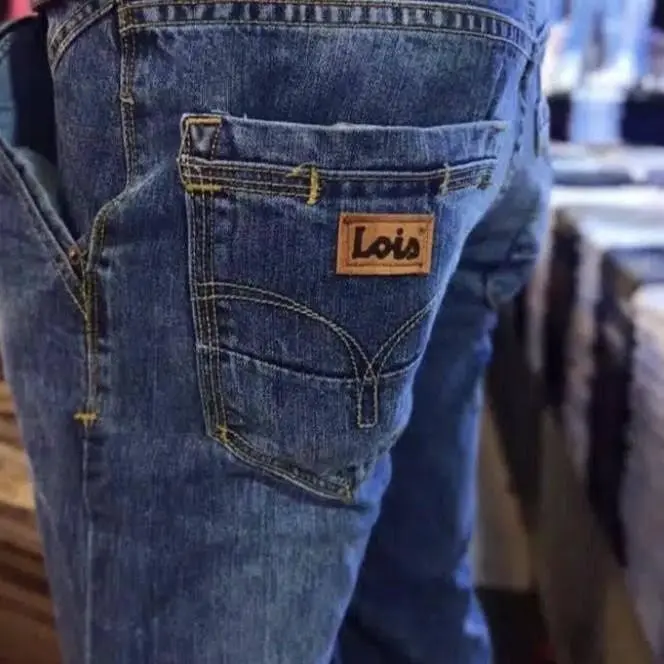 Celana Jeans Lois Panjang Pria Reguler fit Polos