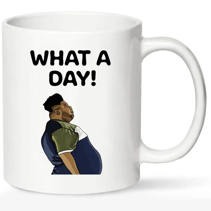 Funny Coffee Mug, 1 Count Ceramic Mug with Handle, Coffee Cup, Drinking Cup for Home Office Use, Gift for Friend & Family, Drinkware 5