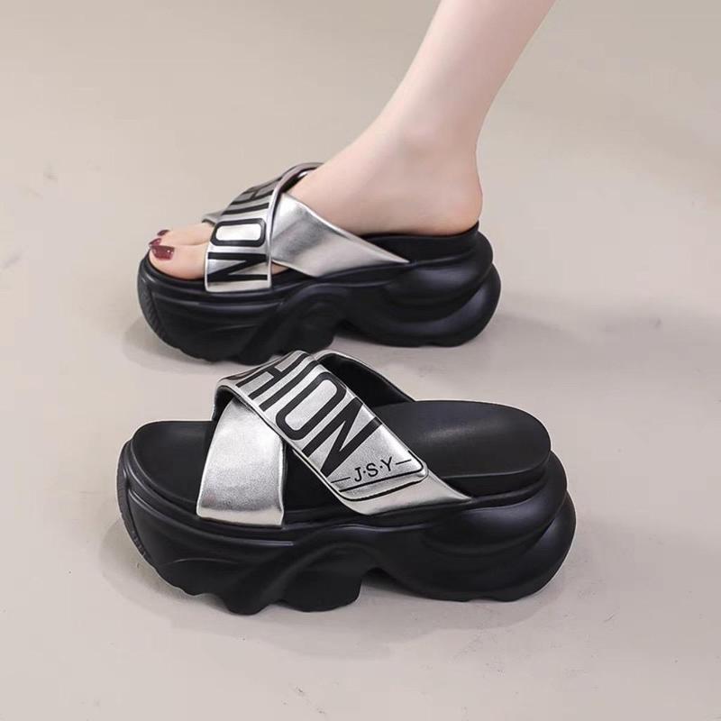 DÉP BÁNH MÌ QUAI FSHON DA XINH XINH 9ppp Nữ DéP GiàY Sandal Nhung