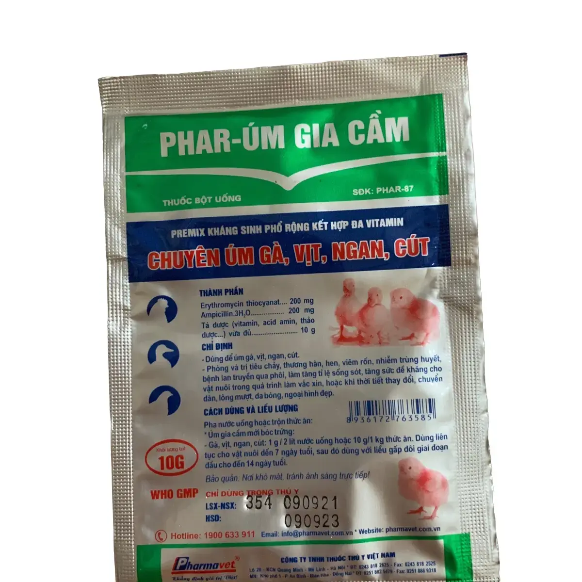 Úm gia cầm 10g,gói siêu thơm mùi quế,có k.sinh trong gói ,sau thời gian sử dụng sẽ thấy hiệu quả mang lại
