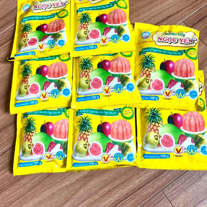 Combo 250 gói 100gam muối sấy ngọc yến hàng chuẩn xưởng gốc!!! 2