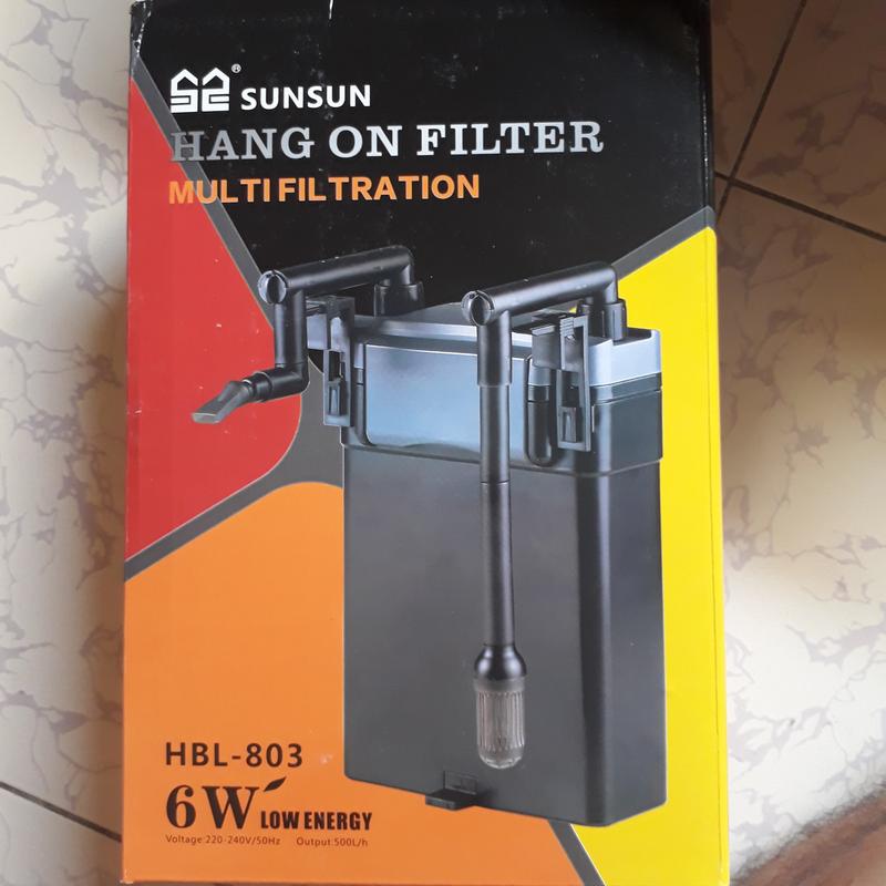 [Tặng 500ml Matrix] Máy Lọc Treo Sunsun HBL 801-802-803, lọc cho hồ cá, tạo hệ vi sinh cho hồ cá
