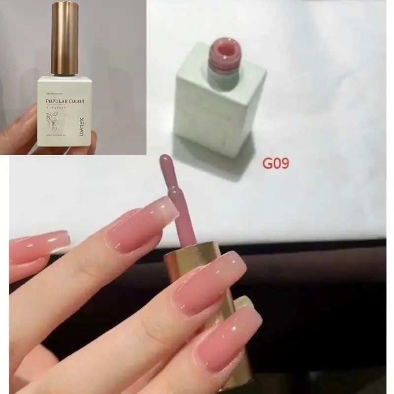 Sơn thạch hồng làm nail popular mã G009 ( cần máy hơ) 0