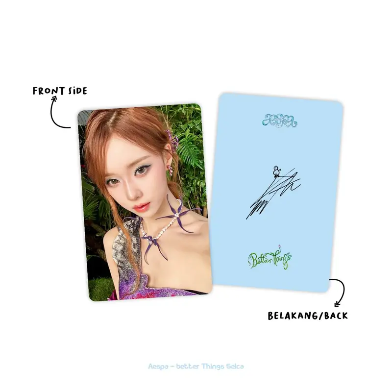 Photocard Premium Aespa Better Things Unofficial 2