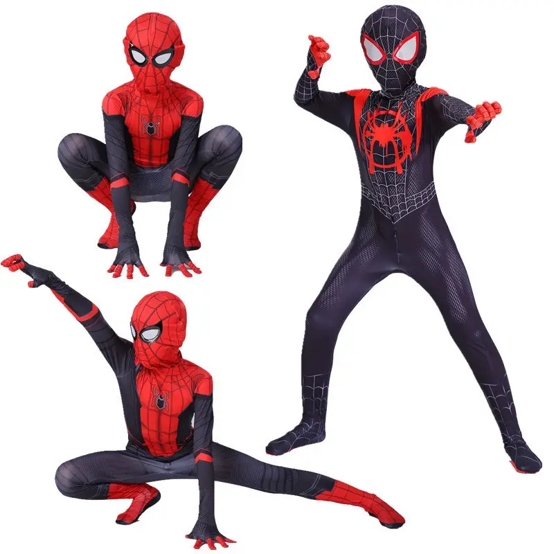 Áo Jumpsuit Quần Hóa Trang Venom Black, Dành Cho Bé Gái Và Bé Trai 2-12 Tuổi Hoodie