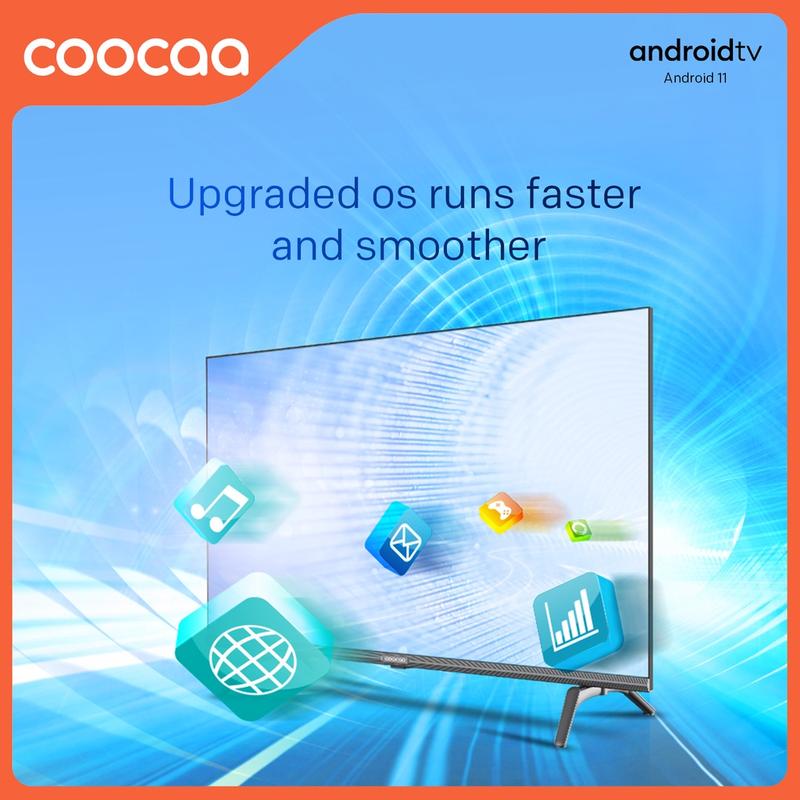TV COOCAA Smart Android LED TV 32 Inch - Digital TV - Android 11 - HDR 10 - WIFI 4/5G (Coocaa 32S7G) [FREE VIDIO 3 BULAN + 1 BULAN  VISION+ PLATINUM] 6