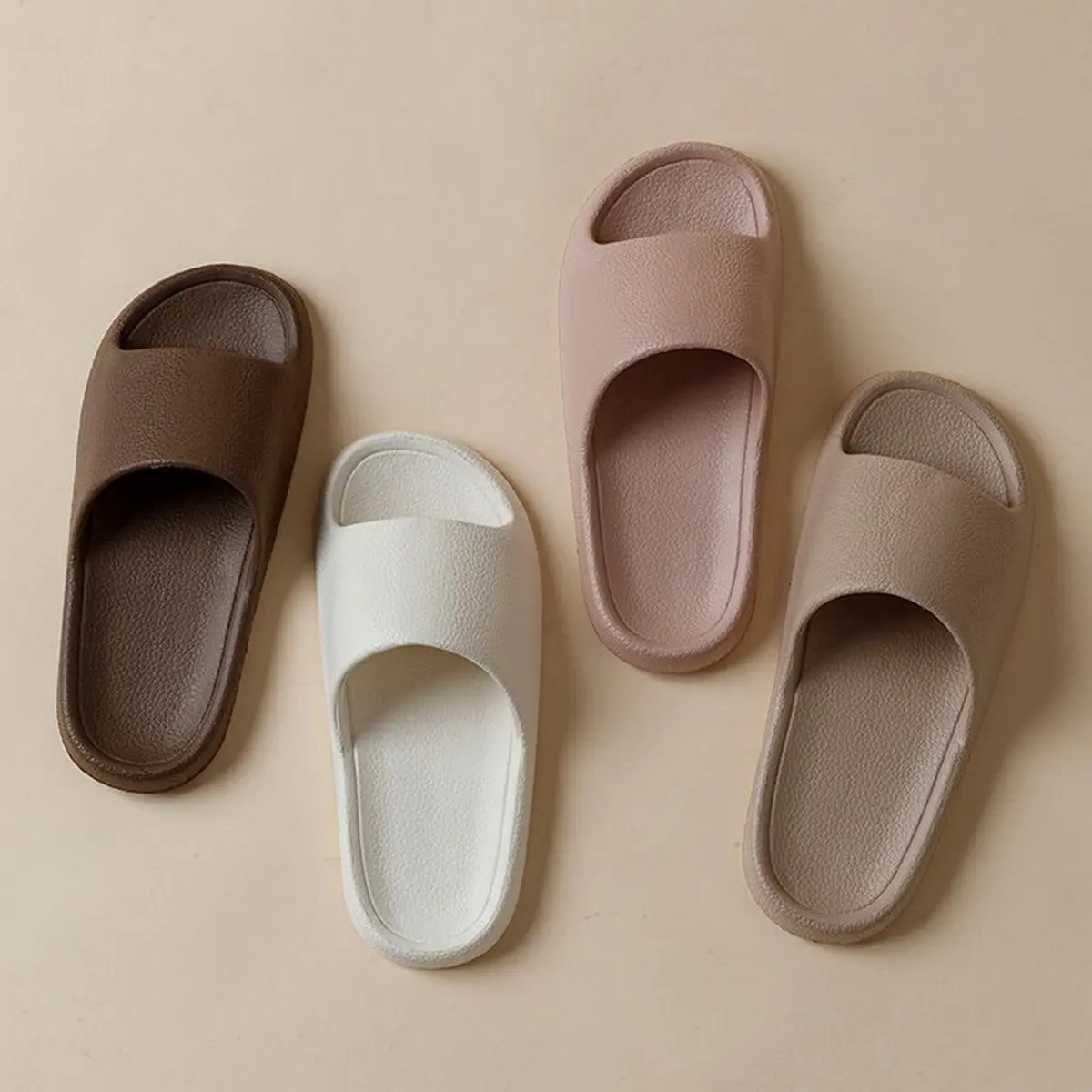 Unisex Lightweight Simple EVA Slippers Bathroom Non-Slip Slippers