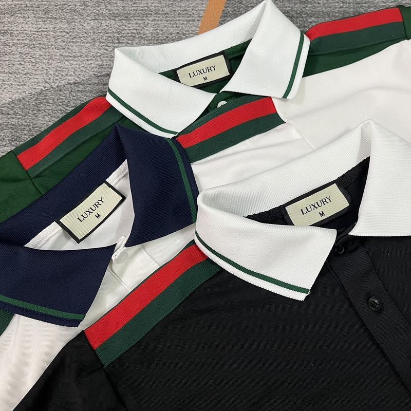 Product Introduction of Áo Polo Nam Cổ Bẻ Phối Sọc Ngang Vai Túi Thêu Tỉ Mỉ Vải Dệt Gai 4 Chiều - Có Cổ - Menswear 10