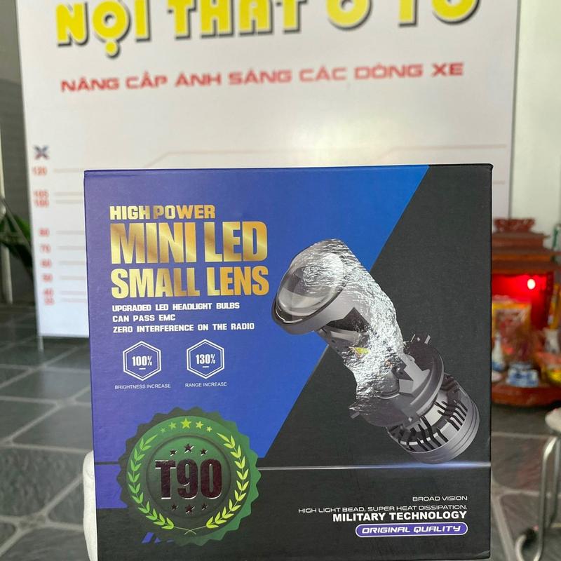 Siêu bi Mini H4 T90 65W  Bảo hành 1năm lỗi đổi mới 5
