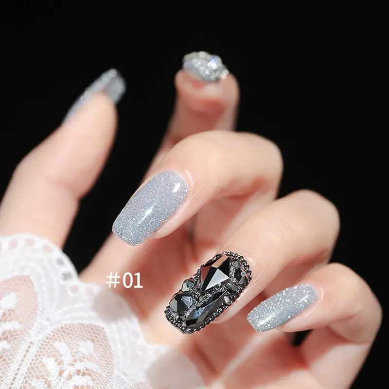 Nail Annies Gel Disco 15ml Nail Polish Elegant Nail Art Gel Longlasting Gel Nail Polish Kutek Disco Perawatan Kuku Cantik 5