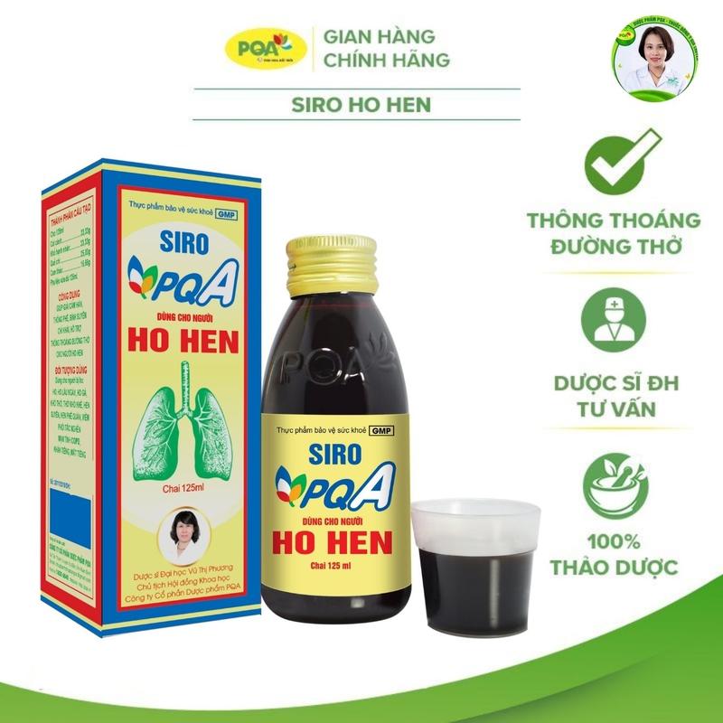 Ho hen PQA hỗ trợ người ho hen, khó thở, hen suyễn, hen phế quản, viêm phổi tắc nghẽn mạn tính COPD. thuốc  ho 0
