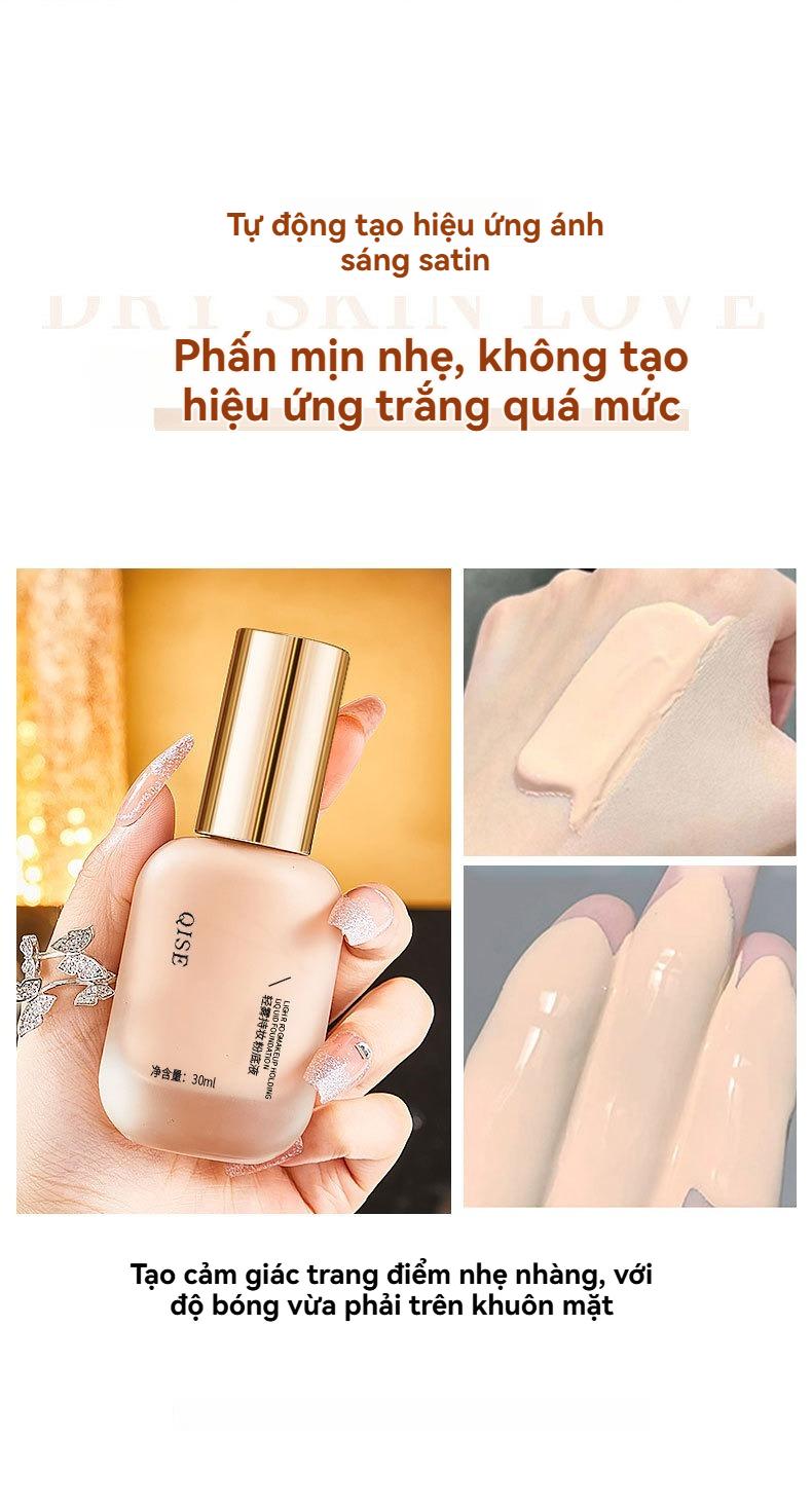 Product Introduction of Kem Nền Dạng Lỏng, 30ml, Lâu Trôi, Không Thấm Nước, Độ Che Phủ Cao, Kem Dưỡng Ẩm Mịn, Dễ Thoa, Thích Hợp Cho Tông Màu Da, Trang Điểm, Mỹ Phẩm, Mỹ Phẩm Chăm Sóc Da, Dành Cho Phụ Nữ, Kem Che Khuyết Điểm, Mongnhe Kem Nền 9