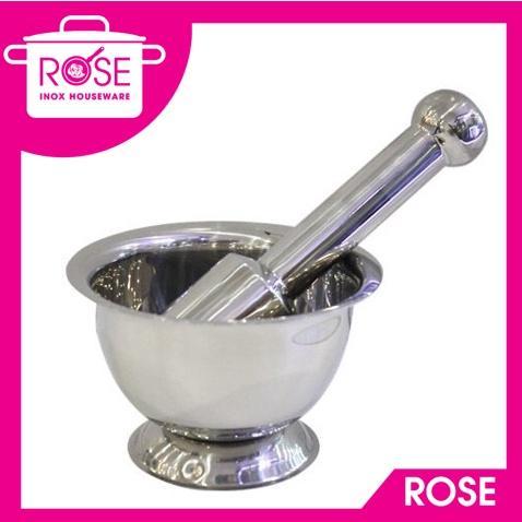  Bộ cối chày inox bộ chày cối giã cua cối chày giã thực phẩm - dụng cụ nhà bếp 