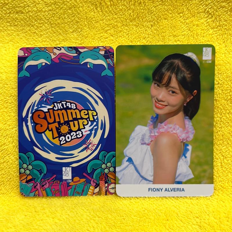 Photocard jkt48 fiony alveria summer tour official 2