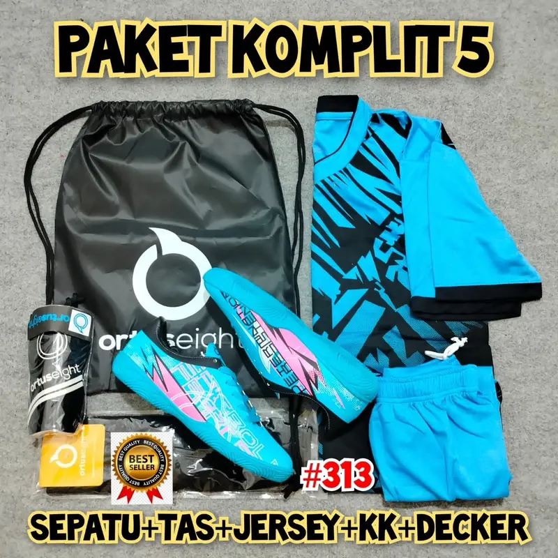Paket Komplit Sepatu Futsal legion lv3 terbaru dan bekualiatas 0