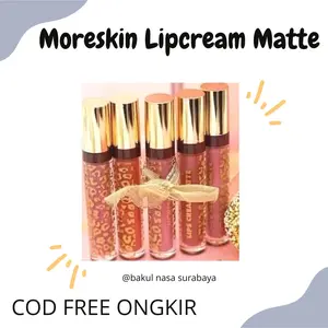 [Promo] Moreskin Lipcream Matte- Lipcream Moreskin Nasa - Lipcream Matte- Lipcream anti luntur Lipstik Lipstick Bibir
