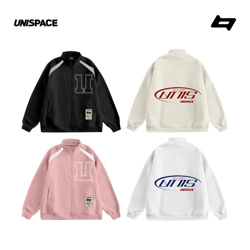 Áo khoác jacket nỉ ép local brand By UniSpace unisex nam nữ form rộng Winner