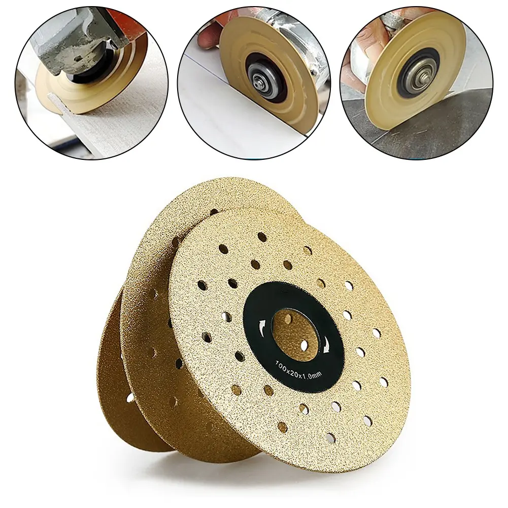 Cakera Pengisar Pemotong, Diameter 100mm, Roda Penggilap, Sesuai untuk Granit, Marmar, Batu, dan Porselin