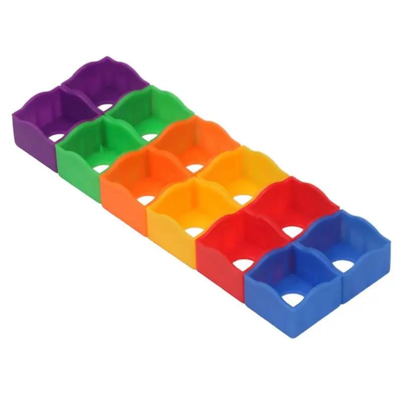 Cue Chalk Case 12X Multi-Color Billiard Chalk Storage Pool Chalk Case ...