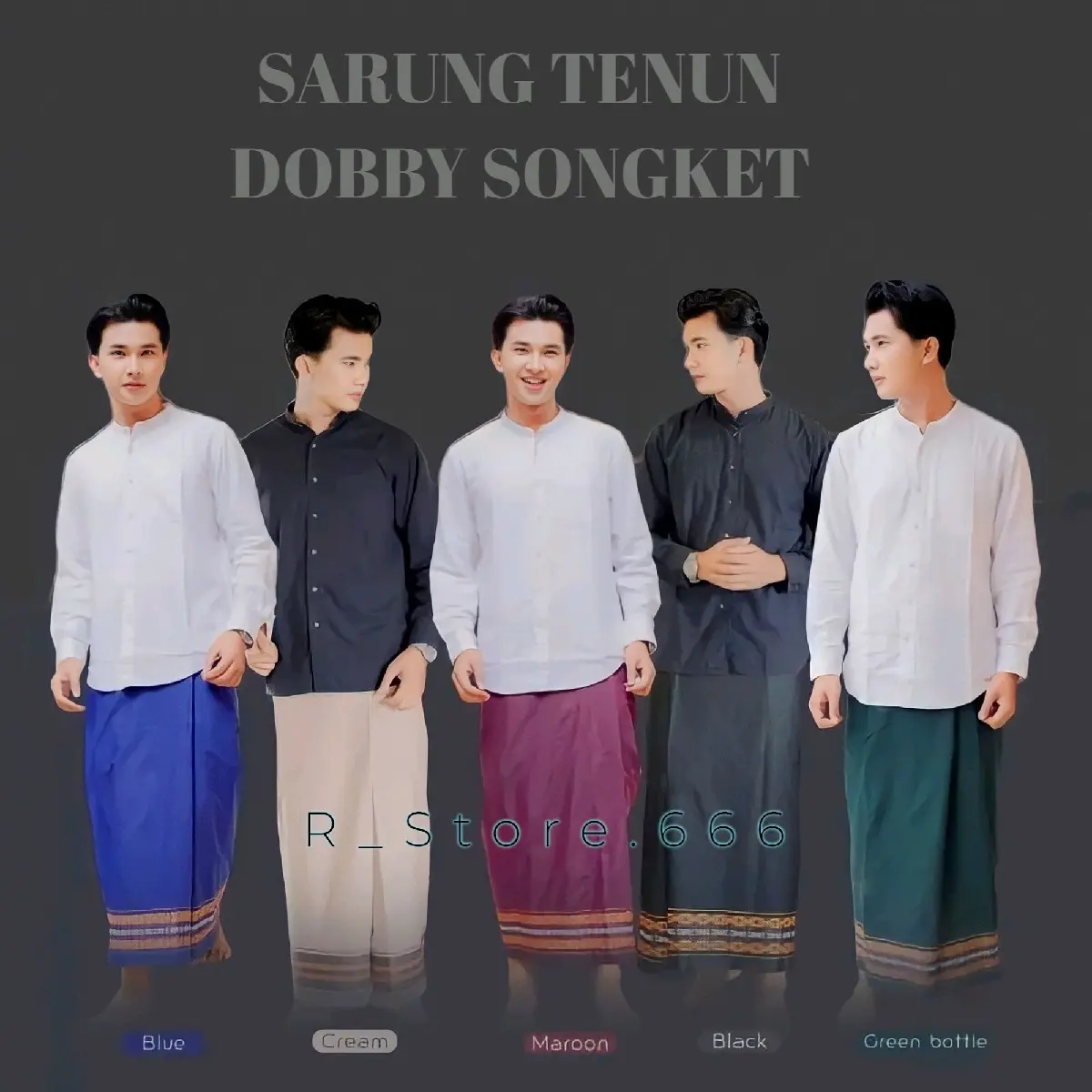 SARUNG TENUN DOBBY SONGKET DEWASA