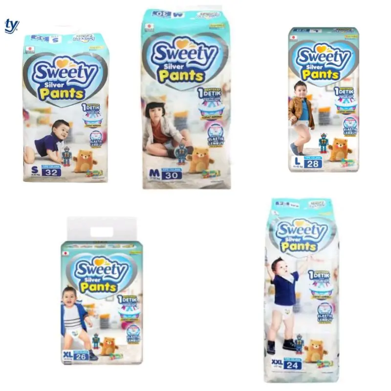 Popok 2 ball JATENG | MAMYPOKO | SWEETY SILVER | SWEETY BRONZE | MAKUKU | BABYHAPPY | MERRIES | SENSI Bayi 8