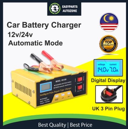 Product Introduction of Car Battery Charger Motorcycle Lorry Repair Charging Pengecas Bateri Kereta Motor 6