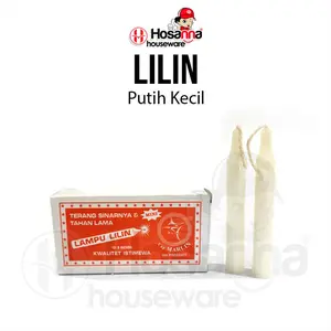 Lilin MINI KECIL Cap Marlin  Isi 8 Pcs / Lilin Putih Lampu Mati