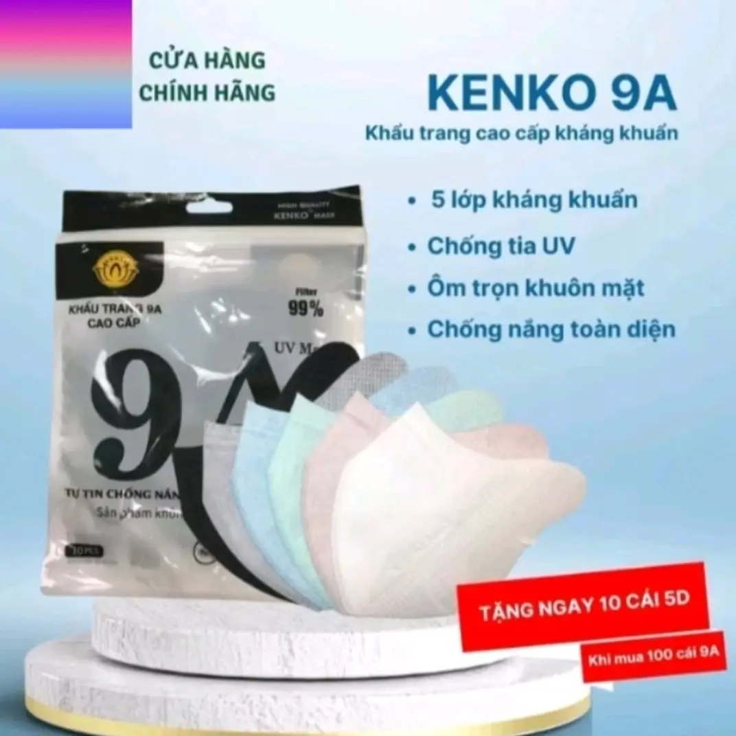 COMBO 200 chiec Khau Trang 9A KENKO Khang Khuan