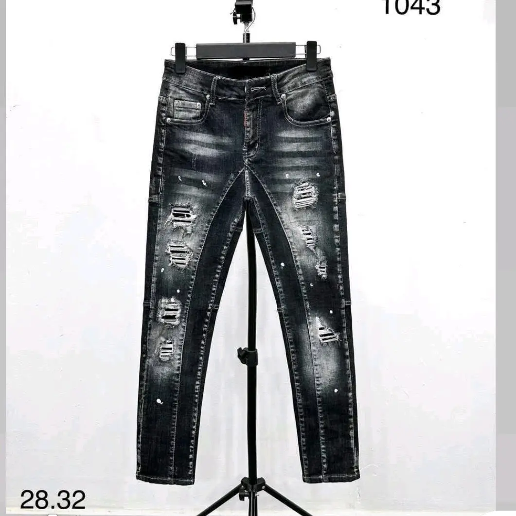 Quần jean dài 2 đáy quảng châu cao cấp 1043