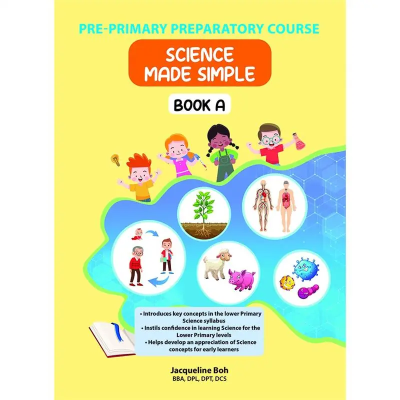 original Pre-Primary Preparatory Course Science Made Simple Book A | Science Assessment Book For Kindergarten To Primary 1 | MOE