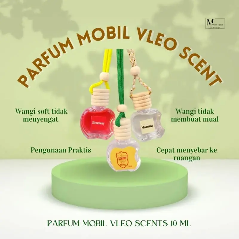 Pengharum Ruangan Mobil Gantung Vleo Scents 10ml - Car 1