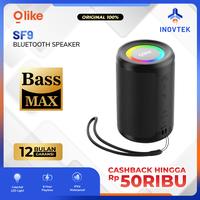 Gambar Olike SF9 Wireless Bluetooth Speaker Bass Portable LED Light IPX4 Water Resistant - SF9 Black dari Inovtek Kota Administrasi Jakarta Utara 1 Tokopedia