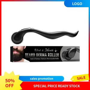 West&Month Roller Janggut Roller Pelembab Janggut Pembersih Rambut Perbaikan Sisir Janggut Rontok Minyak Pemanjang Perawatan Ketombe Shampoo