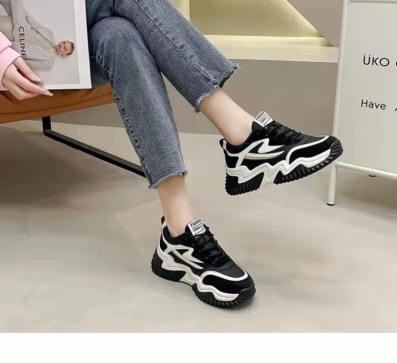 Product Introduction of Sneakers Chunky, Tofashions, Kasut Wanita, Putih, Gaya Korea, Fesyen Baru, Kasual, Serba guna, Ins Atas, Larian, Selipar, Bernafas, Kasut Sukan, Gaya Korea, Kasut Sukan Perempuan, 22082703, Dijual 10