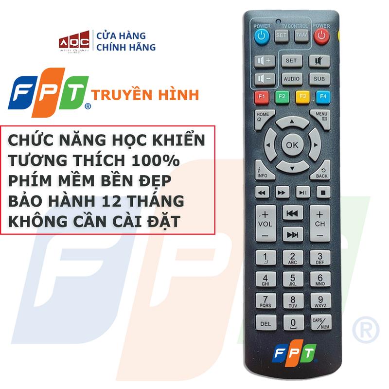  Điều Khiển Đầu Thu FPT BOX Chính Hãng thay thế đầu thu box FPT đời cũ 