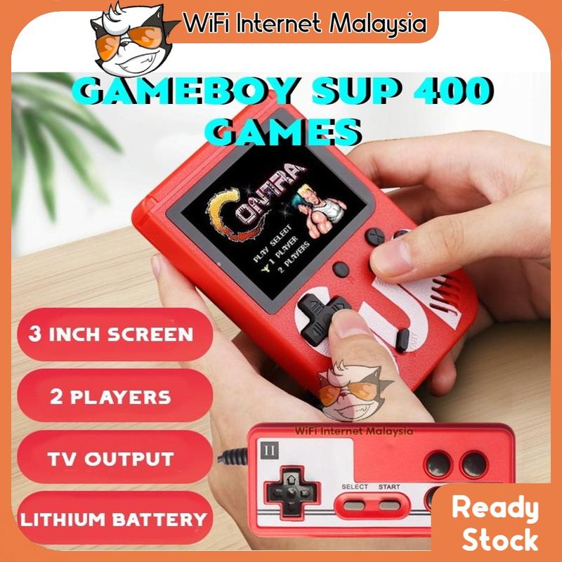 400 Games Brand Retro Mini Gameboy Game Console Emulator Built-In ...