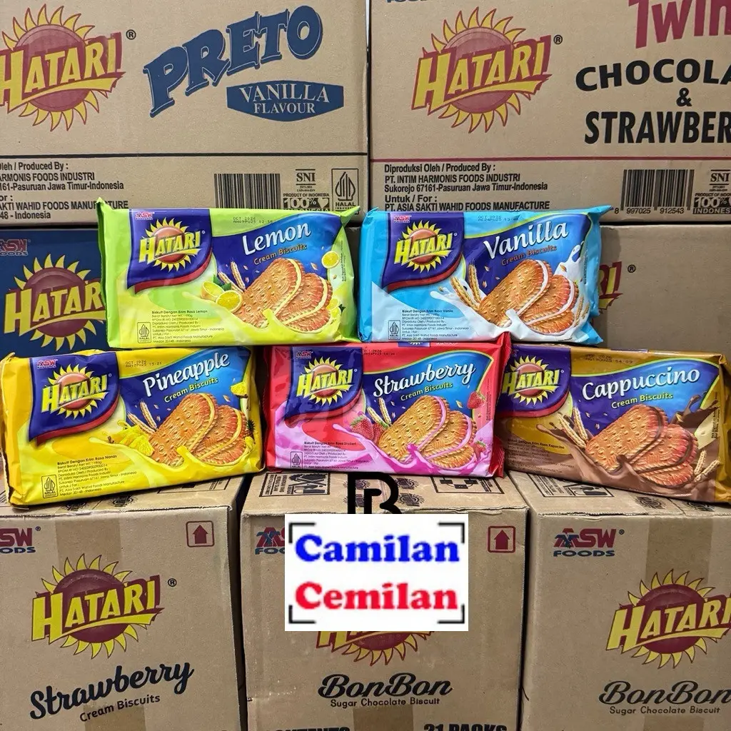 HatarI Biskuit Cream Bonbon Preto Twins Coklat Karton isi 21 pcs x 190 gr HatarI Biskuit Cream Bonbon Preto Twins Coklat Karton isi 21 pcs x 190 gr