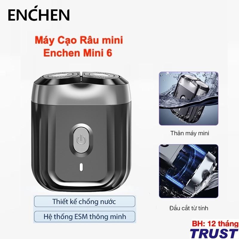 Máy Cạo Râu mini Enchen Mini 6 Đầu cắt từ tính Hệ thống ESM thông minh Thiết kế chống nước - BH 12T