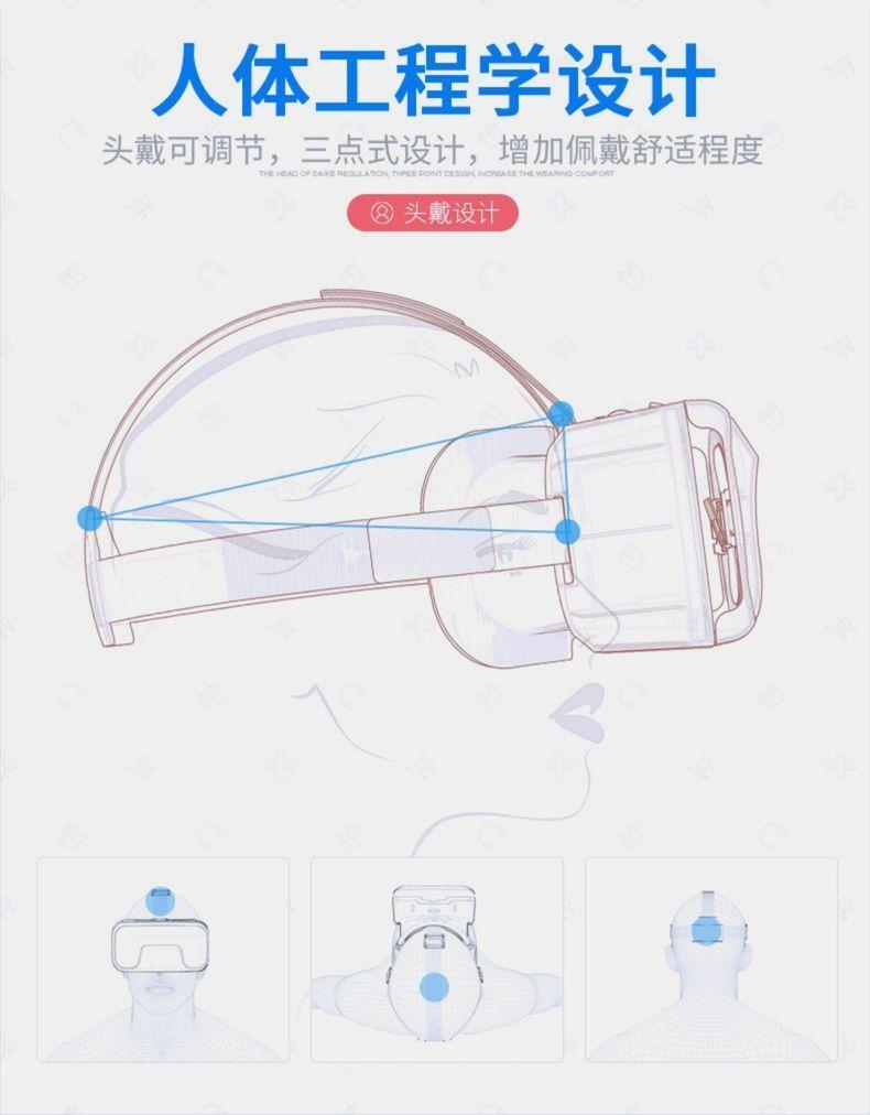 Product Introduction of Kính VR, Hàng Mới Về, Gương Ma Thuật Ngàn, Phim 3D Và Trò Chơi Thực Tế Ảo AR, Kính Thông Minh, Tất Cả Trong Một, Chuyên Dụng Cho Điện Thoại Di Động 13
