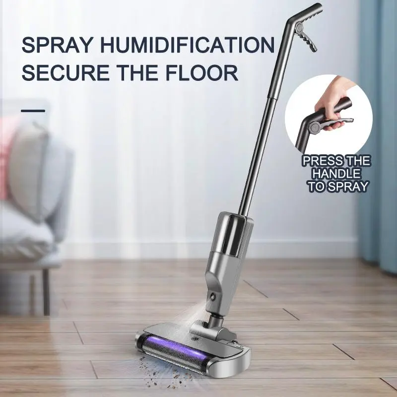 Rechargeable Electric Mop Vacuum Cleaner, Smart Home Floor Cleaning Robot, Wet & Dry Use Floor Cleaning Machine, Household Cleaning Tool for Home & Commercial Use 4