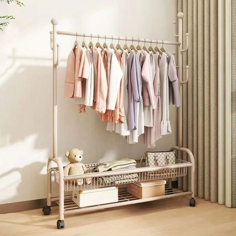 New Style Coat Hat Stand Clothes Hanging Rack Drying Rack Bedroom Living Room Portable Floor standing Simple Coat Rack