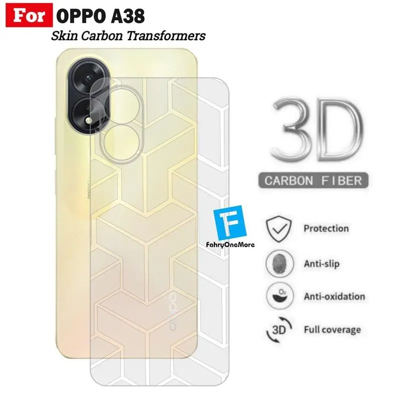 ANTI JAMUR FOR HP Skin Carbon Op_po A18 A38 A98 Garskin Transformers Pelindung Belakang Handphone