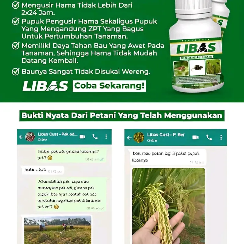 2 Botol rajanya pupuk libas solusi lawan hama 2