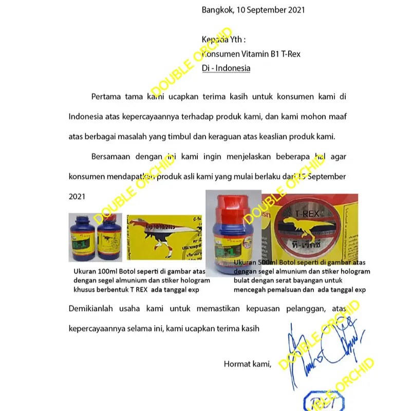 Vitamin Anti Stres Pupuk Cair B1 Tanaman Ori Thailand 100ml 3