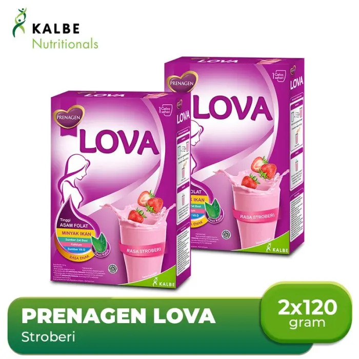 Prenagen Lova Stroberi 120g (2 Pcs)