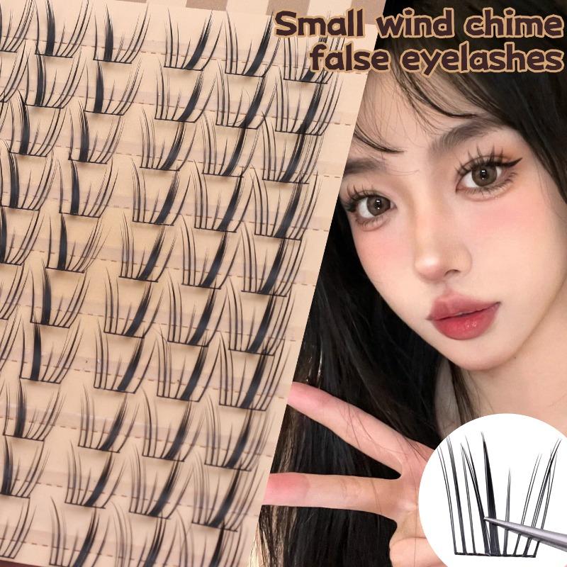 Product Introduction of 10 Rows/box Bunches Segmented Glue-free Eyelashes Individual Eyelash Cluster Natural Eyelash Extension False Lashes Makeup Tool 18