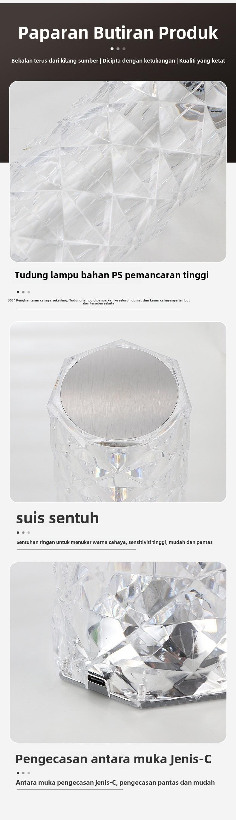 Product Introduction of Luxury Night lights with new rose atmosphere lights 12