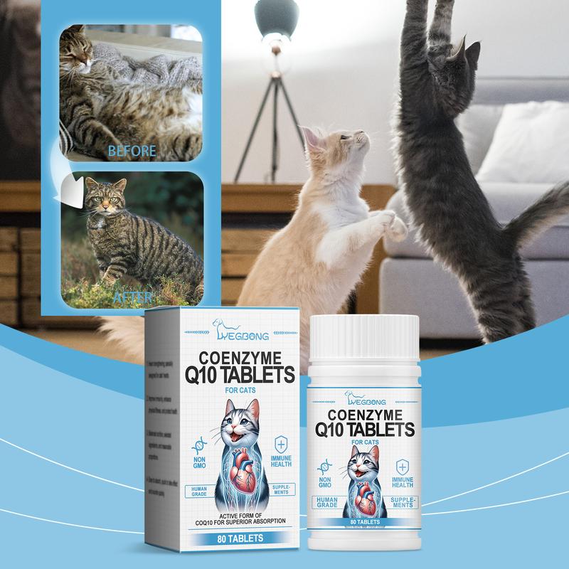 Product Introduction of [OY Pet Shop] Cat Coenzyme Tablets Guard Health and Vitality Exclusive for Cats Coenzyme Q10 Absorption Nutrition Supplement 1