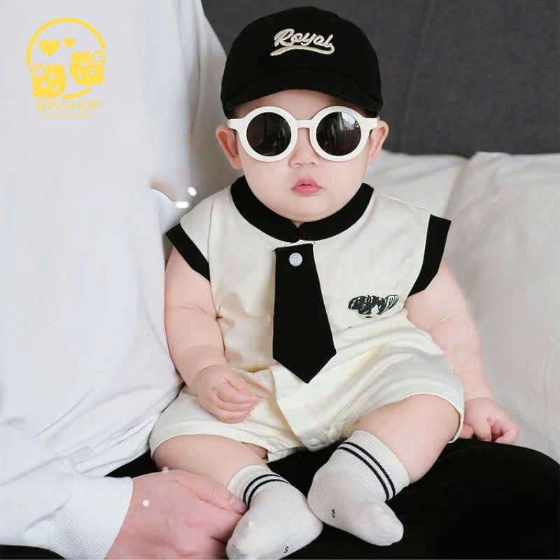 Body chip Cavat bé trai bé gái Hình thú dễ thương, Bodysuit cho bé mềm mát mẫu Quần áo sơ sinh bé gái bé trai 0-12M